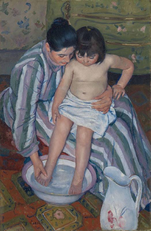 Mary Cassatt The Childs Bath Sweden oil painting art